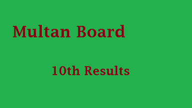 Multan Board 10th Class Result 2020